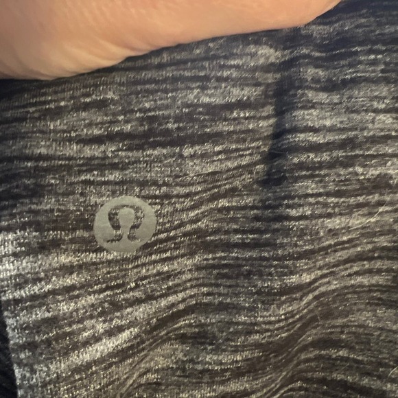 Lululemon Slim Mini Short Sleeve Comfy Dress Black Grey 8 NWOT - Picture 12 of 13